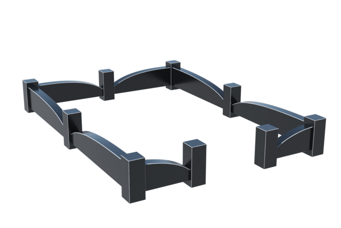 Цоколи на могилу в&nbsp;Бузулуке | Цоколь на могилу №0038