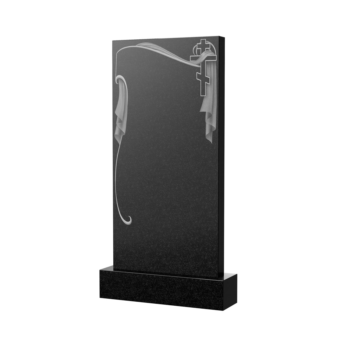 Художественное оформление памятника в&nbsp;Бузулуке | Художественное оформление на гранитную стелу, рисунок ВХО-051