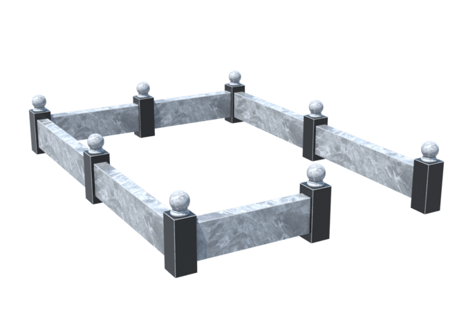 Цоколи на могилу в&nbsp;Бузулуке | Цоколь на могилу №0031