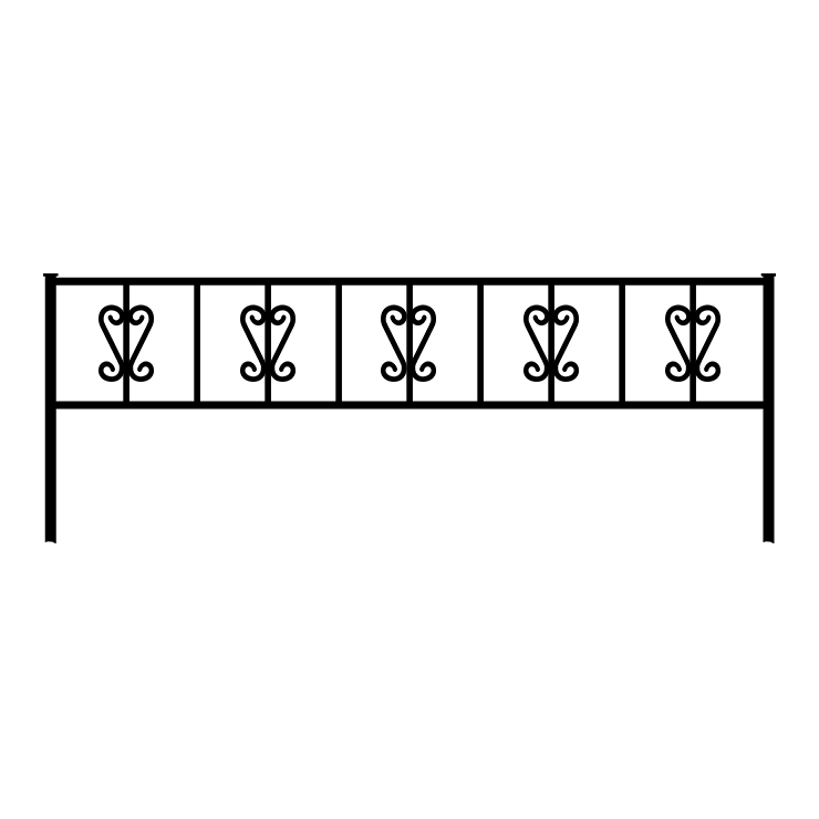 Металлические оградки, столы, скамейки в&nbsp;Бузулуке | Оградка №8