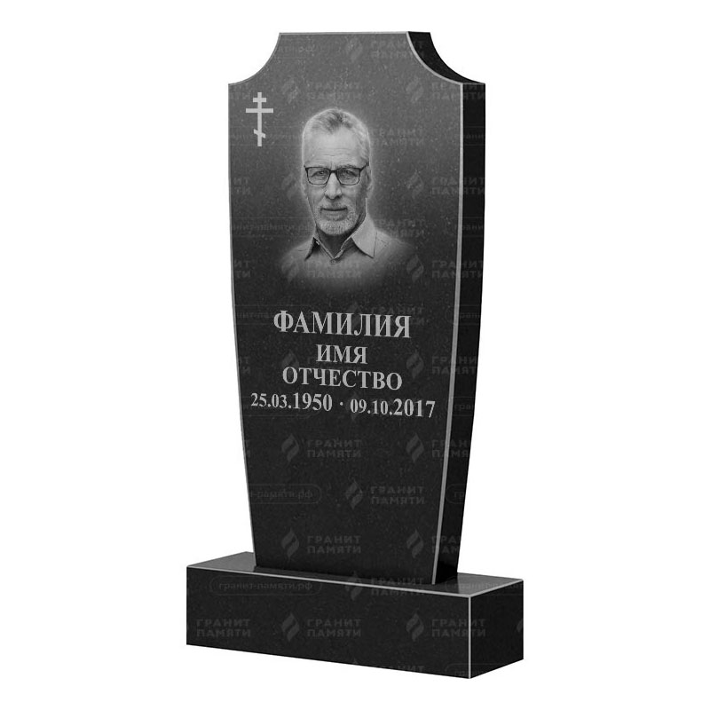 Памятники из гранита вертикальные в&nbsp;Бузулуке | Гранитный памятник ФГ-010