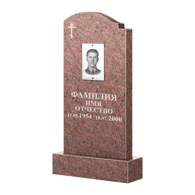 Гранитные памятники в&nbsp;Бузулуке | Памятник из гранита Розалия Pink ФГЦ-25