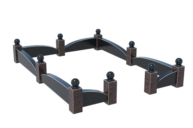 Цоколи на могилу в&nbsp;Бузулуке | Цоколь на могилу №0044