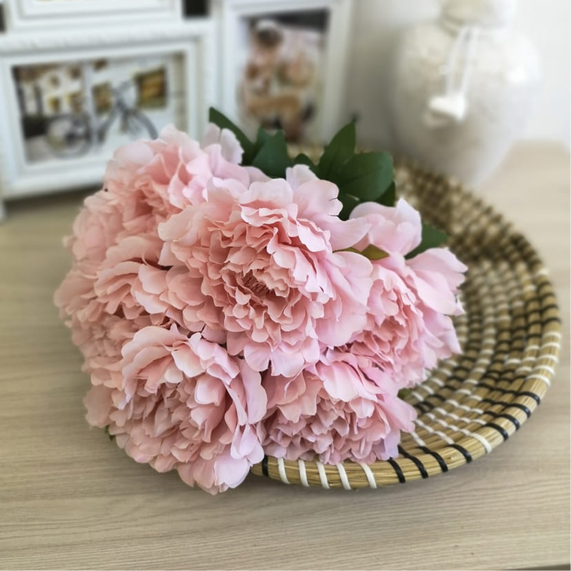 Искусственные цветы в Бузулуке | Цветы искусственные «Пионы», розовые, букет