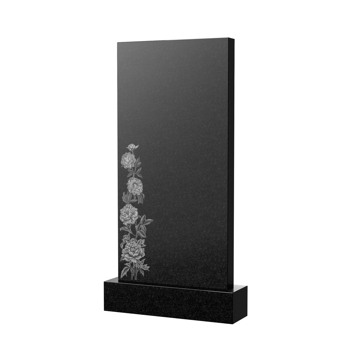 Художественное оформление памятника в&nbsp;Бузулуке | Художественное оформление на гранитную стелу, рисунок ВХО-059