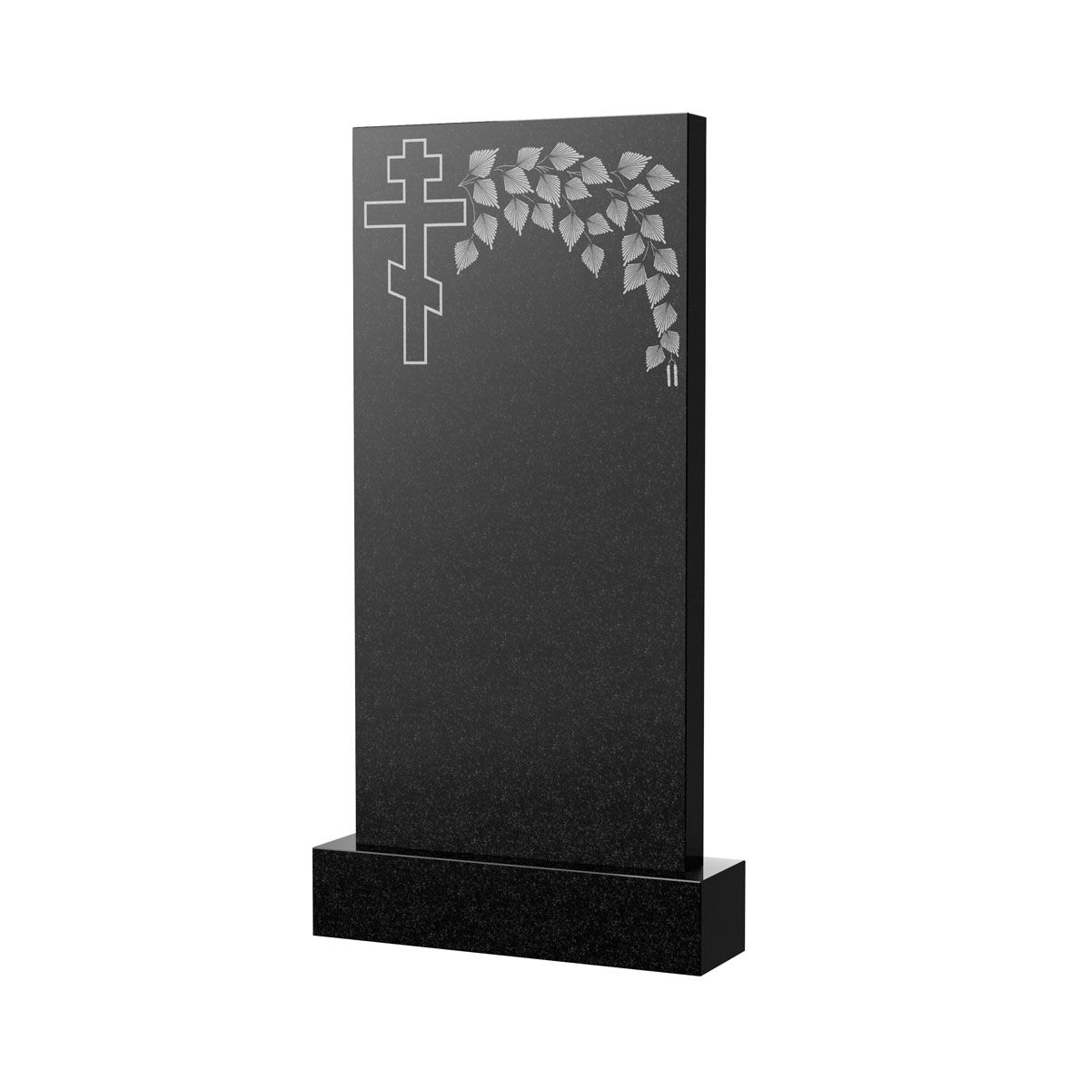 Художественное оформление памятника в&nbsp;Бузулуке | Художественное оформление на гранитную стелу, рисунок ВХО-033