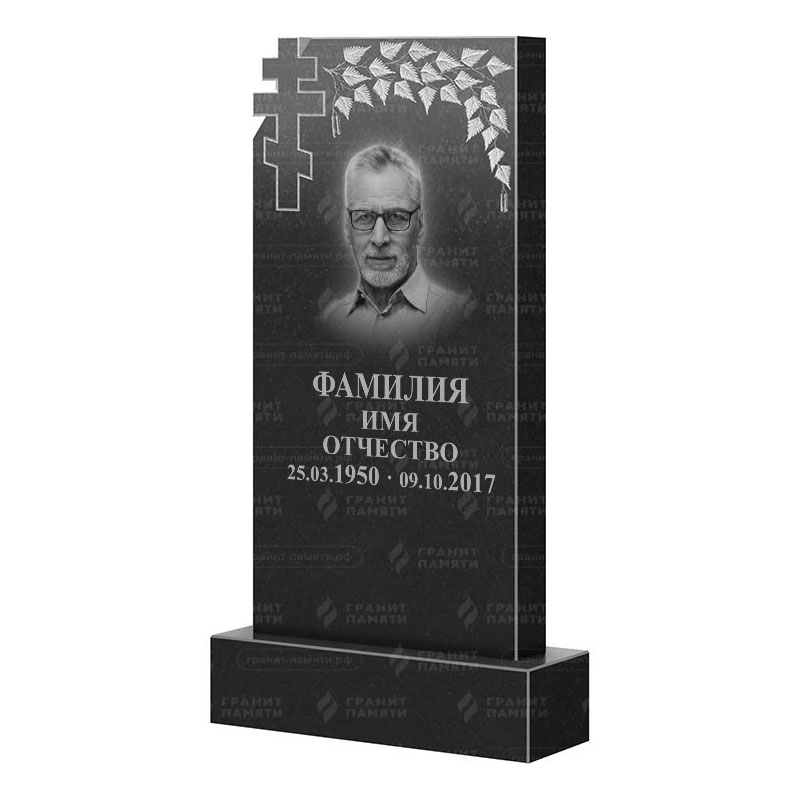 Памятники из гранита с деревом в&nbsp;Бузулуке | Гранитный памятник ФГ-202