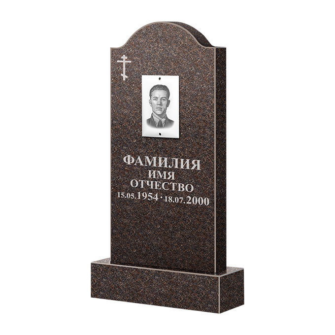 Памятники из цветного гранита в&nbsp;Бузулуке | Памятник из гранита Карел Brown ФГЦ-012