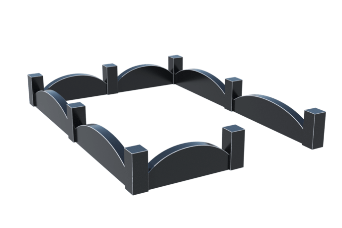 Цоколи на могилу в&nbsp;Бузулуке | Цоколь на могилу №0001