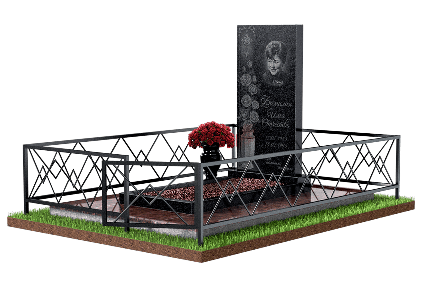 Благоустройство захоронения в Бузулуке