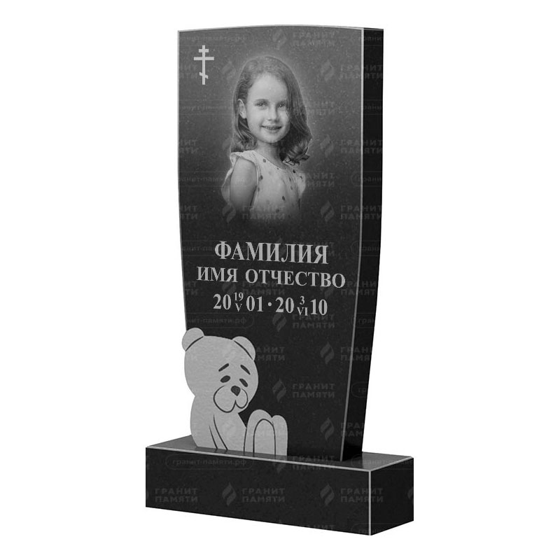 Памятники из гранита детские в&nbsp;Бузулуке | Гранитный памятник ФГ-101