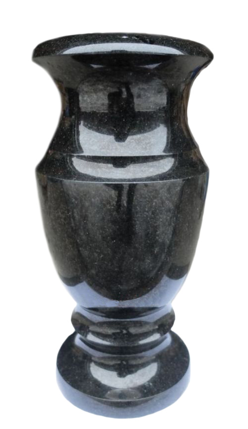 Вазы из камня в&nbsp;Бузулуке | Ваза гранитная «Габбро 30»