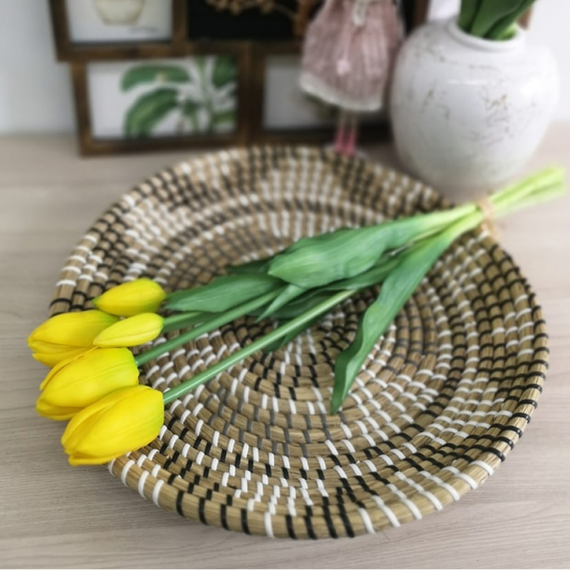 Искусственные цветы в Бузулуке | Цветы искусственные «Тюльпаны, бутоны», желтые, букет