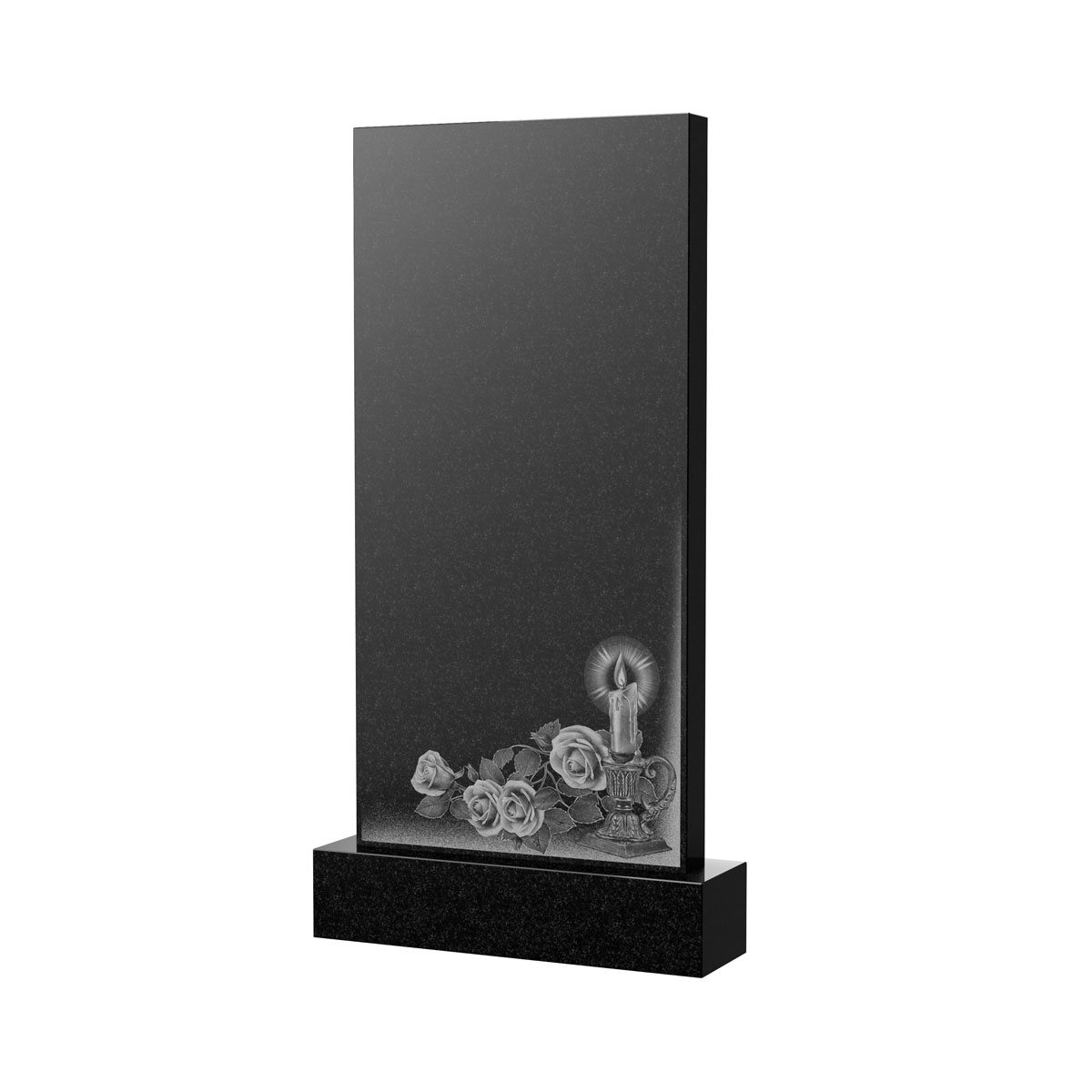 Художественное оформление памятника в&nbsp;Бузулуке | Художественное оформление на гранитную стелу, рисунок ВХО-050