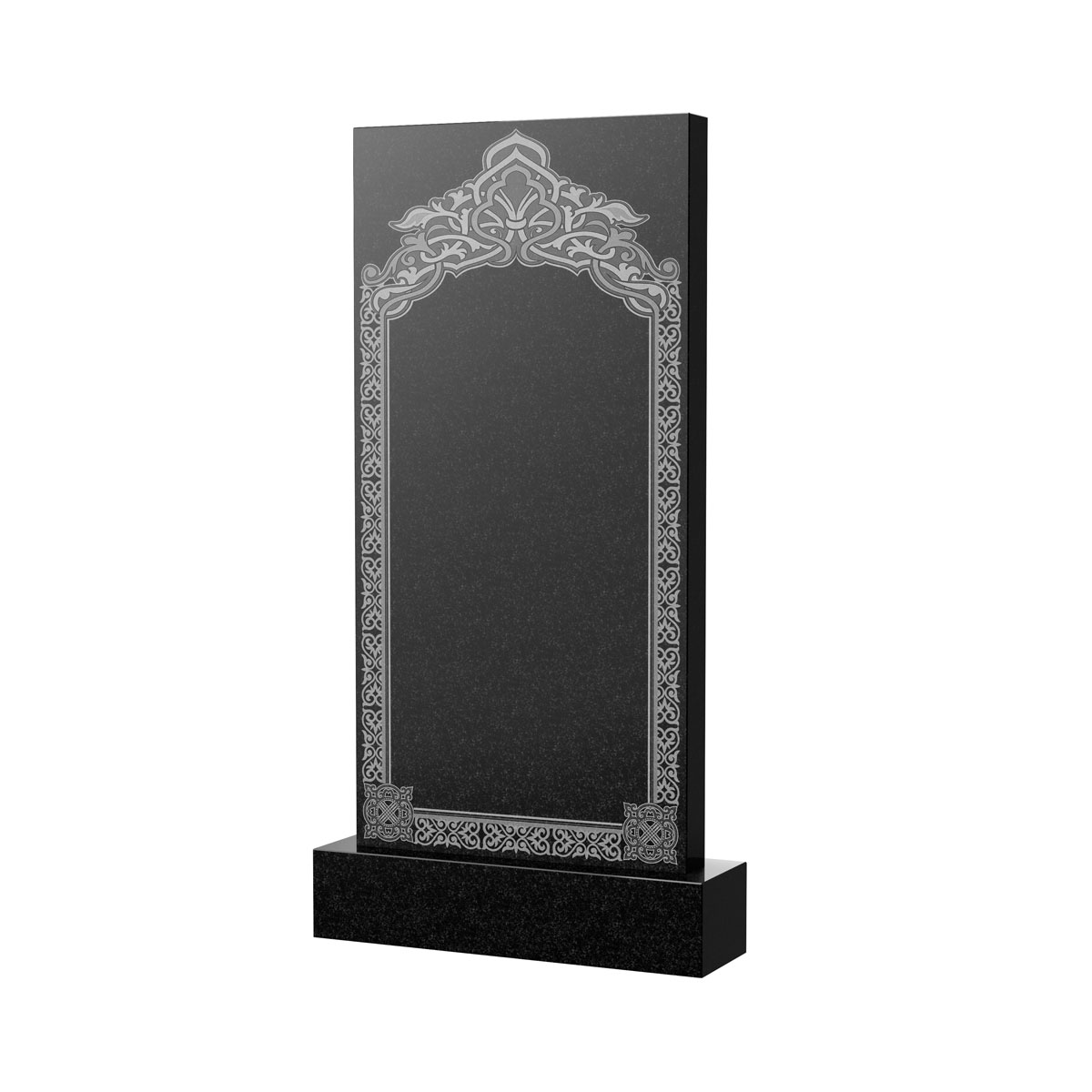 Художественное оформление памятника в&nbsp;Бузулуке | Художественное оформление на гранитную стелу, рисунок ВХО-044