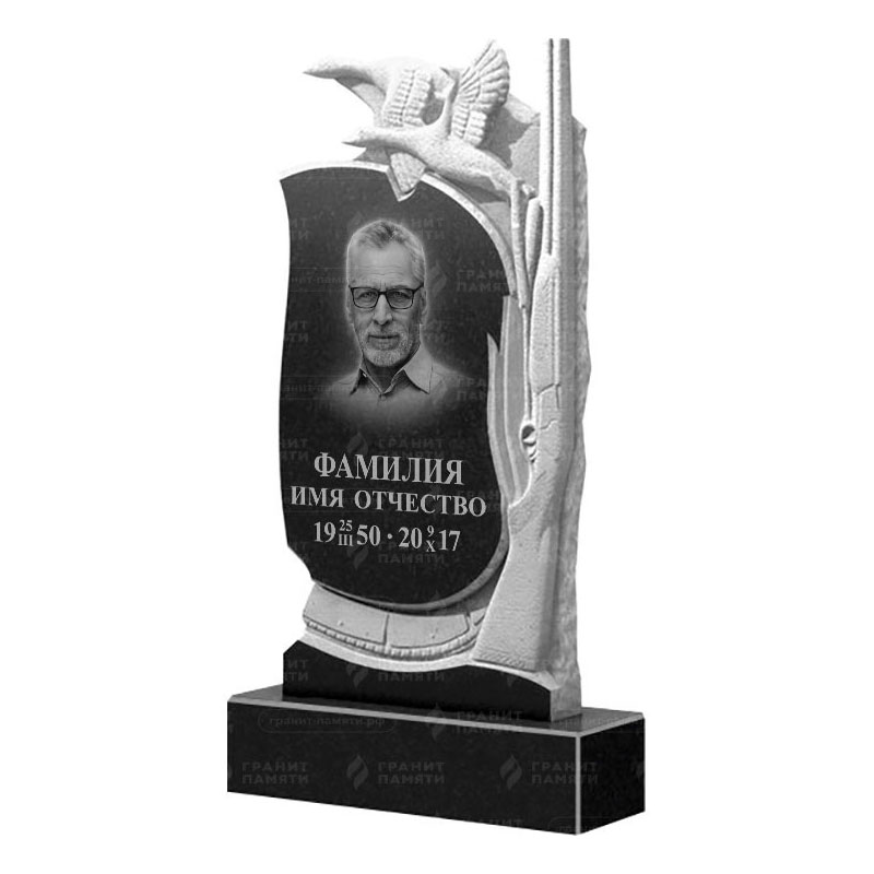 Памятники из гранита резные в&nbsp;Бузулуке | Гранитный памятник ФГ-122
