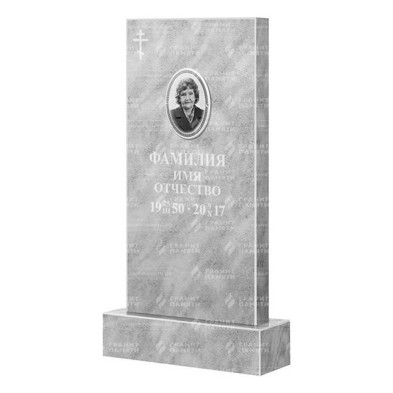 Памятники из мрамора в&nbsp;Бузулуке | Мраморный памятник, прямой