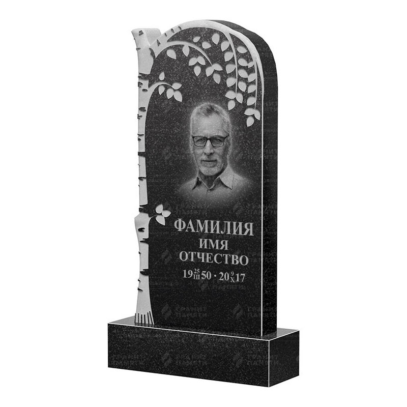 Памятники из гранита с деревом в&nbsp;Бузулуке | Гранитный памятник ФГ-091