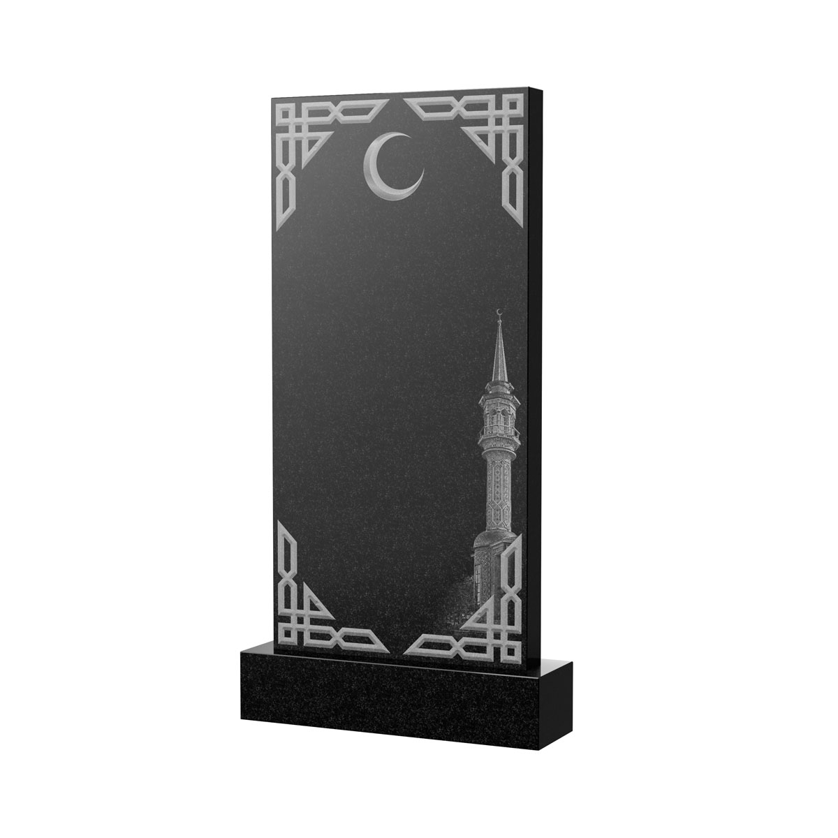 Художественное оформление памятника в&nbsp;Бузулуке | Художественное оформление на гранитную стелу, рисунок ВХО-040