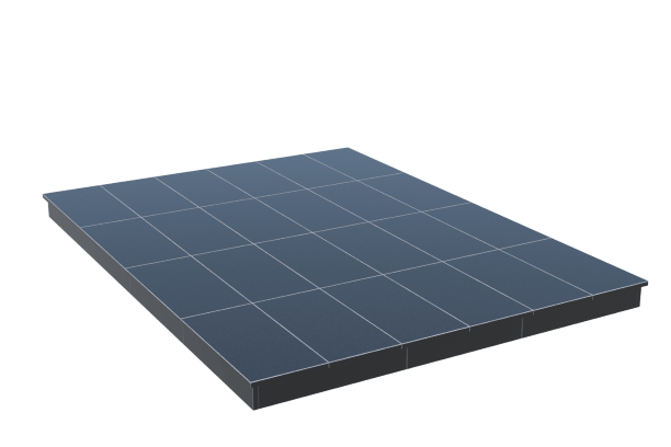 Площадки на могилу в&nbsp;Бузулуке | Площадка с вертикальной (10 см) облицовкой гранитом Габбро