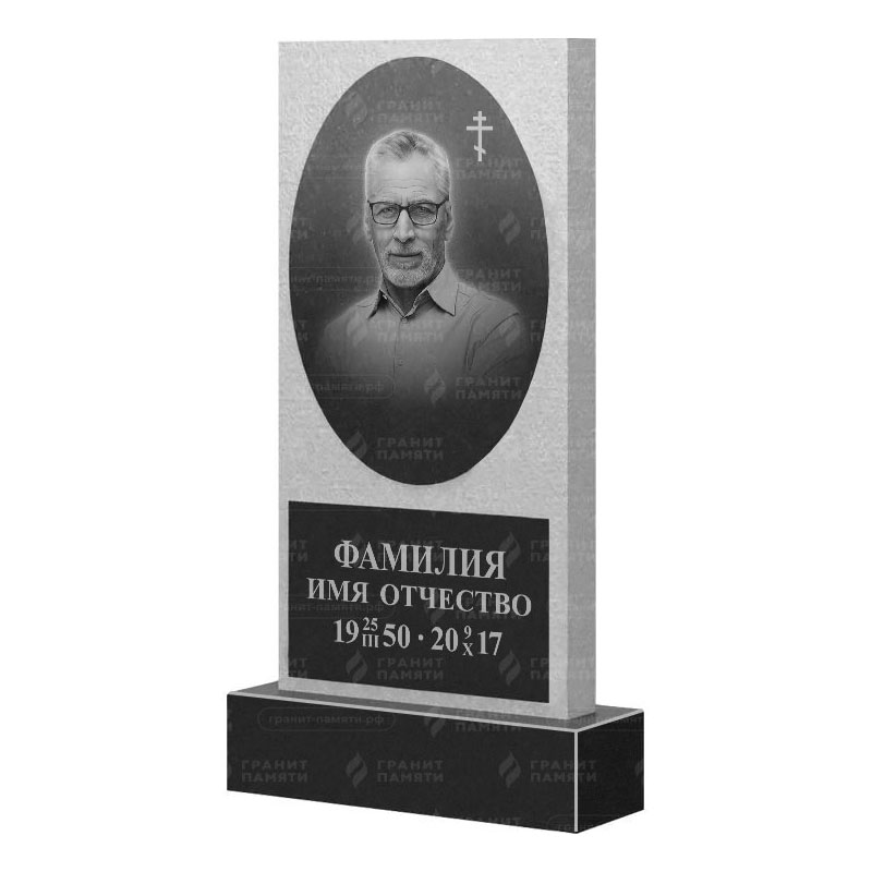 Памятники из гранита вертикальные в&nbsp;Бузулуке | Гранитный памятник ФГ-166