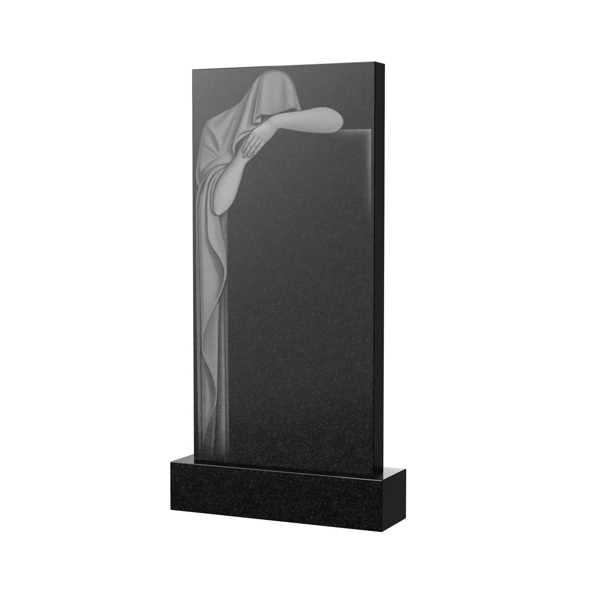 Художественное оформление памятника в&nbsp;Бузулуке | Художественное оформление на гранитную стелу, рисунок ВХО-036