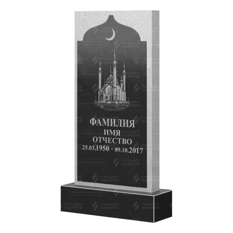 Мусульманские памятники на могилу в&nbsp;Бузулуке | Гранитный памятник ФГ-167