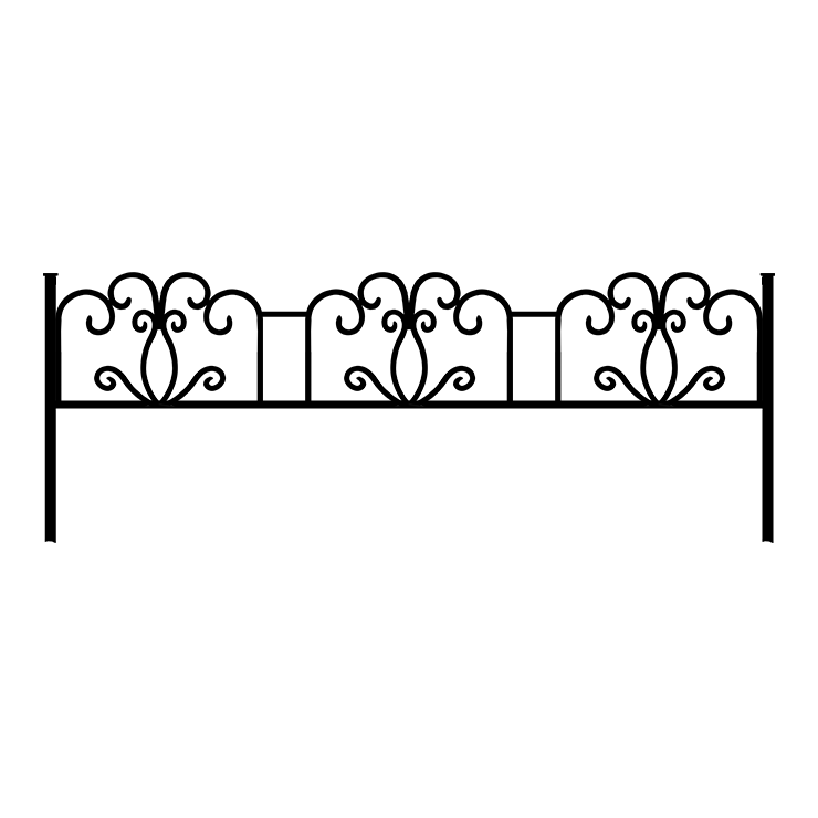 Металлические оградки, столы, скамейки в&nbsp;Бузулуке | Оградка №4