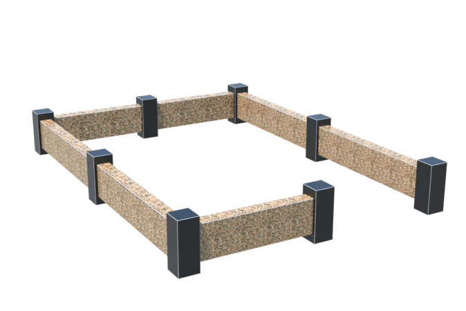 Цоколи на могилу в&nbsp;Бузулуке | Цоколь на могилу №0037