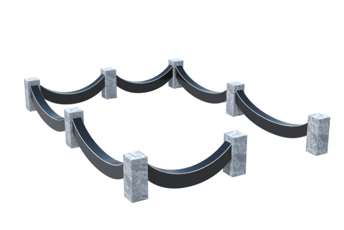 Цоколи на могилу в&nbsp;Бузулуке | Цоколь на могилу №0023