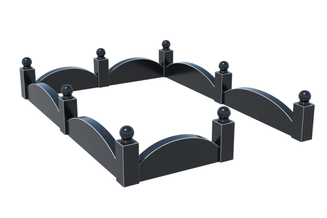 Цоколи на могилу в&nbsp;Бузулуке | Цоколь на могилу №0002