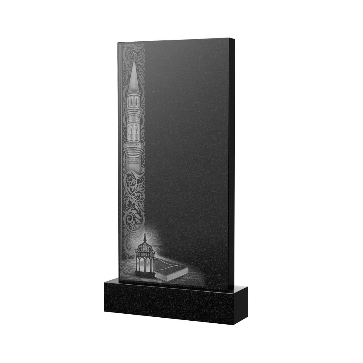 Художественное оформление памятника в&nbsp;Бузулуке | Художественное оформление на гранитную стелу, рисунок ВХО-038