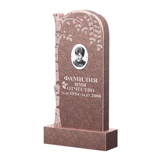 Гранитные памятники в&nbsp;Бузулуке | Памятник из гранита Розалия Pink ФГЦ-091