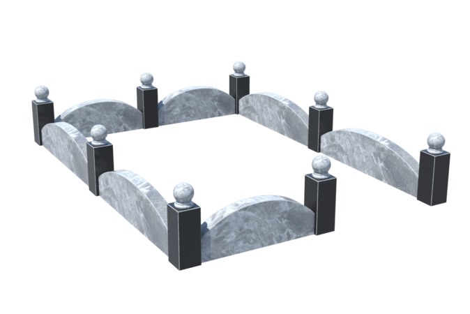 Цоколи на могилу в&nbsp;Бузулуке | Цоколь на могилу №0003