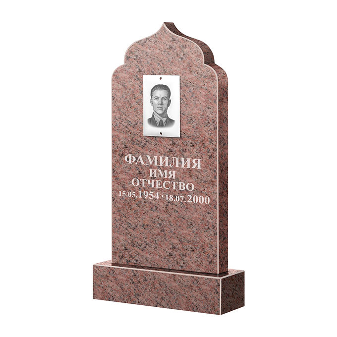 Гранитные памятники в&nbsp;Бузулуке | Памятник из гранита Розалия Pink ФГЦ-037