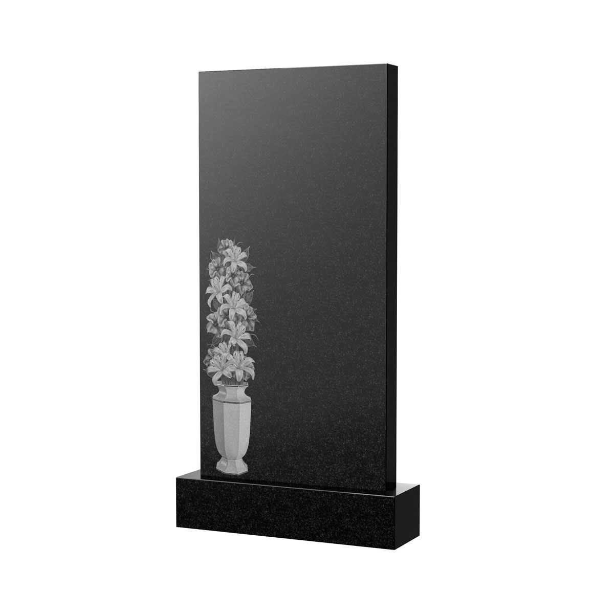 Художественное оформление памятника в&nbsp;Бузулуке | Художественное оформление на гранитную стелу, рисунок ВХО-057