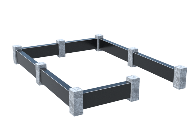 Цоколи на могилу в&nbsp;Бузулуке | Цоколь на могилу №0032