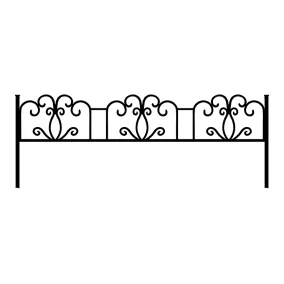 Металлические оградки, столы, скамейки | Оградка №4