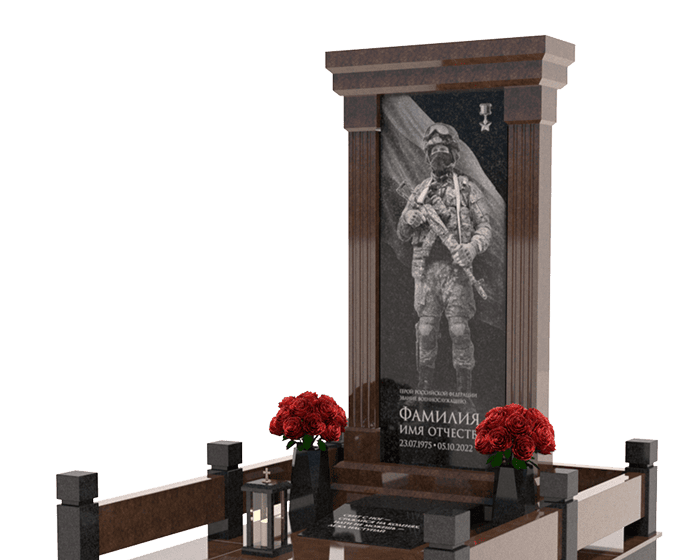 Памятники из гранита военным в Бузулуке