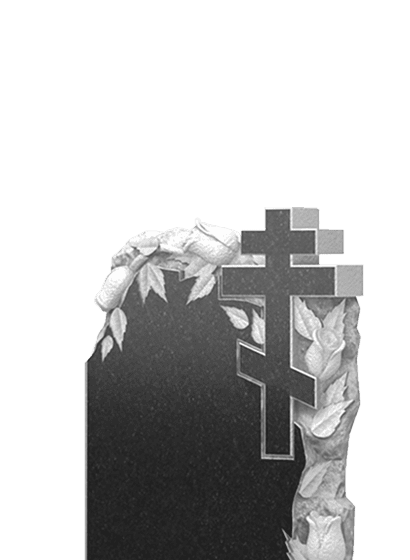 Памятники из гранита с цветами в Бузулуке